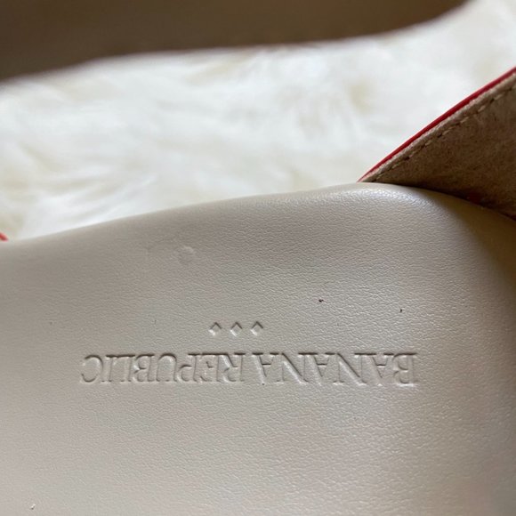 Banana Republic Factory size 10 Red-Orange Espadrilles - Picture 3 of 8